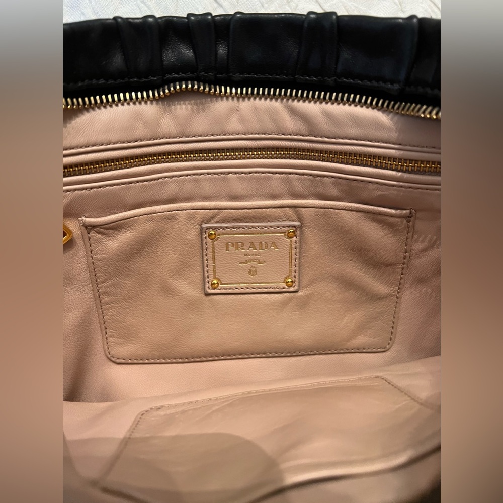 Prada Black nappa leather clutch bag * authentic - Picture 4 of 10